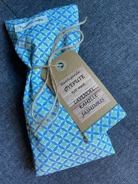 Øyepute med lavendel og kamille