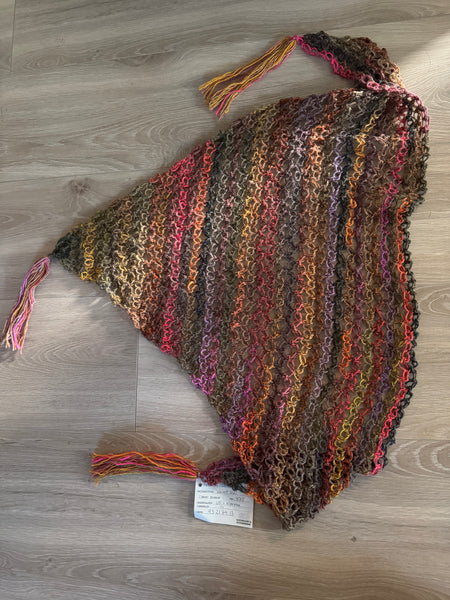 Meditasjonssjal i alpakka og ull