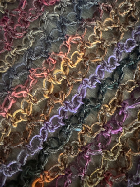 Meditasjonssjal i alpakka og ull