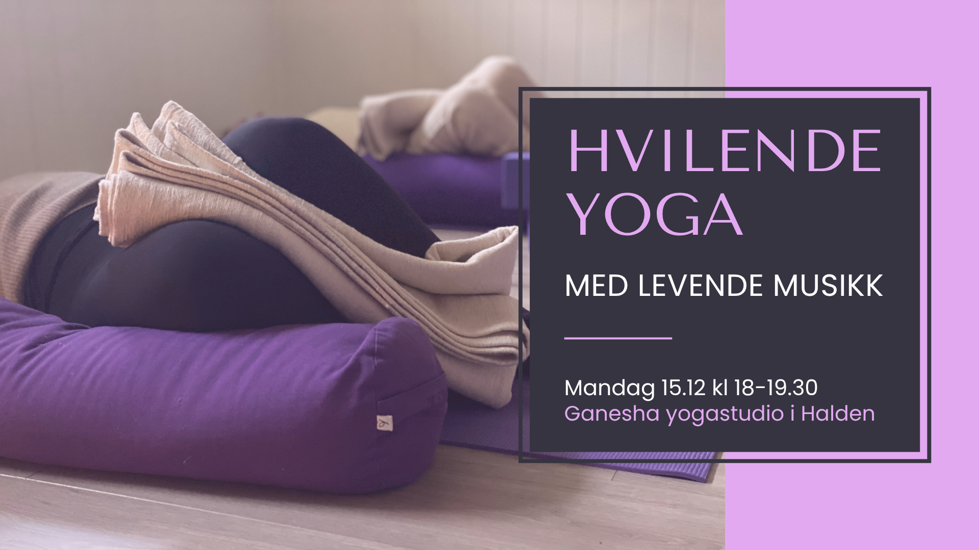 Hvilende yoga med levende musikk